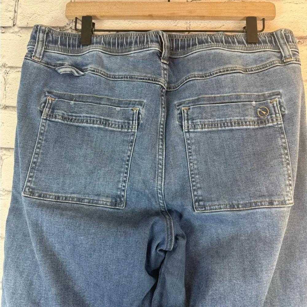 Upwest Men’s Vintage Wash Carpenter Utility Jeans Slim Straight Size Large EUC